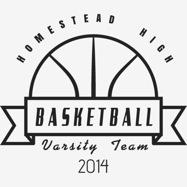 Basketball Template DNT001 BW Thumbnail