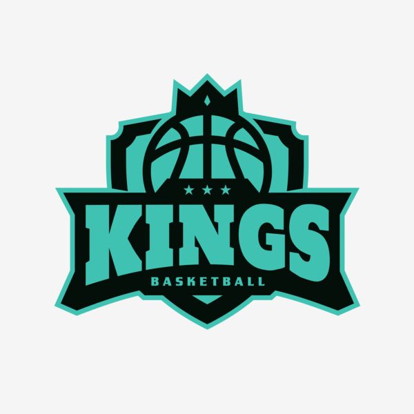 Kings Basketball Logo Template Thumbnail
