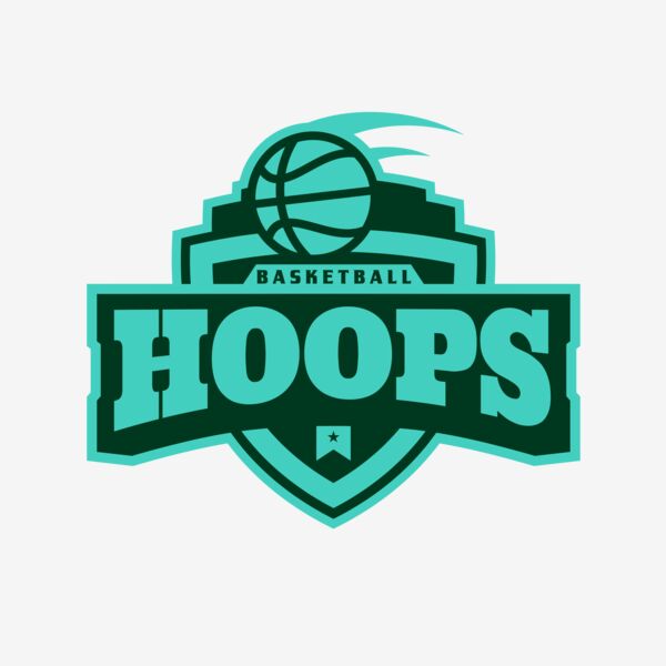 Hoops Basketball logo template 02 Thumbnail