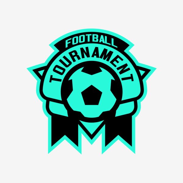 Tournament Football logo template Thumbnail