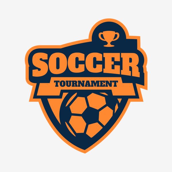 Soccer Tournament league logo template Thumbnail