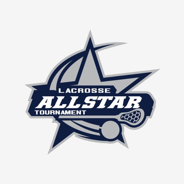 Allstar Tournament Lacrosse Logo Template 02 Thumbnail