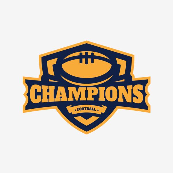 Champions Football logo template Thumbnail