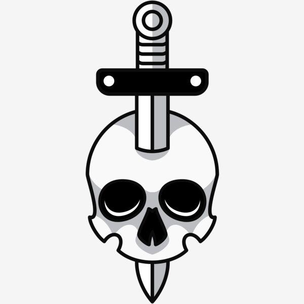 Elements Skull logo template 07 Thumbnail