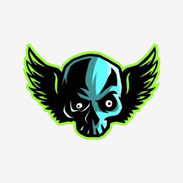 Elements Skulls logo template 180 Thumbnail