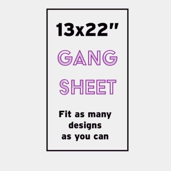 Full Color Gang Sheet - 13x22" Thumbnail