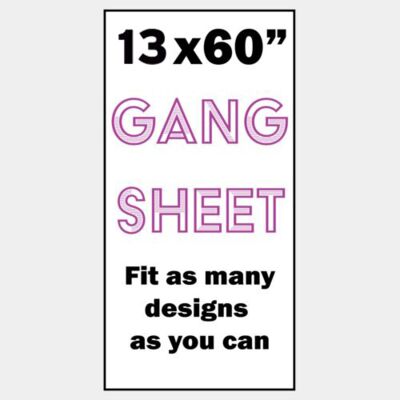 Full Color Gang Sheet - 13x60" Thumbnail