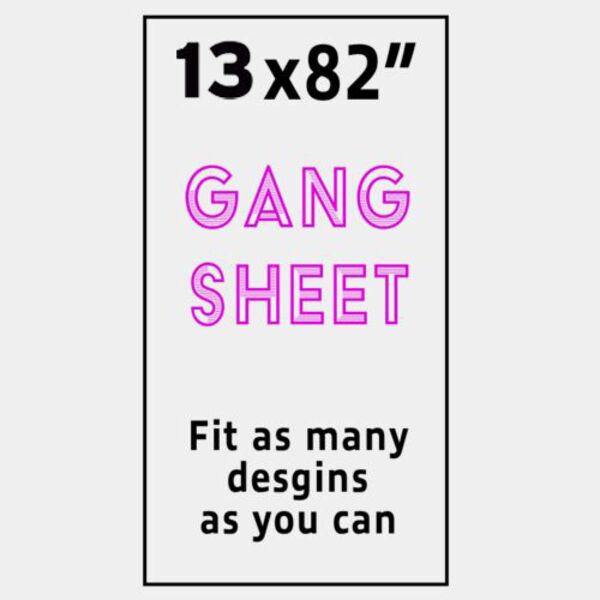 Copy of Full Color Gang Sheet - 13x82" Thumbnail