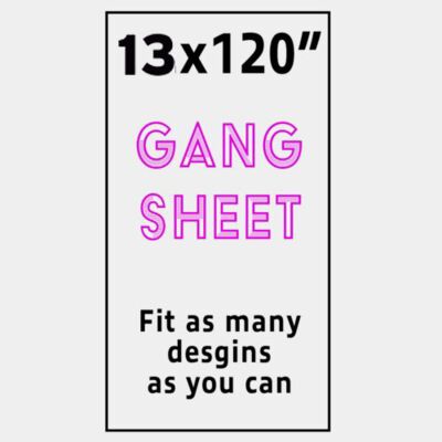 Copy of Copy of Copy of Full Color Gang Sheet - 13x120" Thumbnail