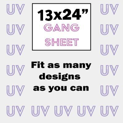 UV DTF Gang Sheet - 13x24 Thumbnail