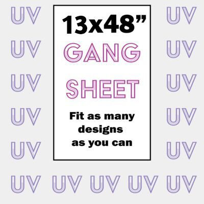 UV DTF Gang Sheet - 13x48 Thumbnail