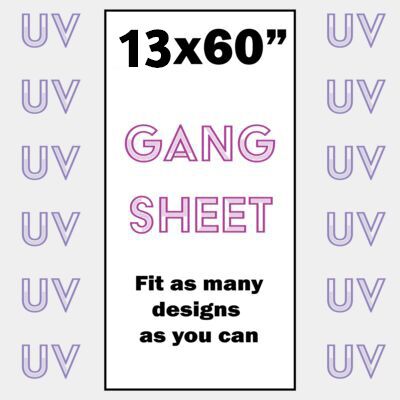 UV DTF Gang Sheet - 13x60 Thumbnail