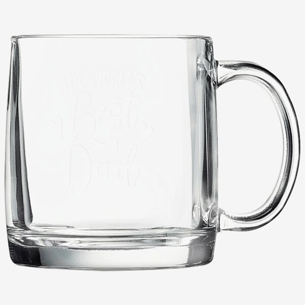 12 1/4 oz. Clear Coffee Mug Thumbnail