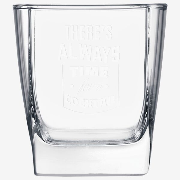 10 1/2 oz. Square on the Rocks Glass Thumbnail