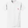 Authentic 100% Cotton T Shirt with Pocket Thumbnail