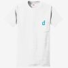 Authentic 100% Cotton T Shirt with Pocket Thumbnail