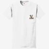 Authentic 100% Cotton T Shirt with Pocket Thumbnail
