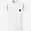 Authentic 100% Cotton T Shirt with Pocket Thumbnail