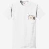 Authentic 100% Cotton T Shirt with Pocket Thumbnail