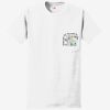 Authentic 100% Cotton T Shirt with Pocket Thumbnail